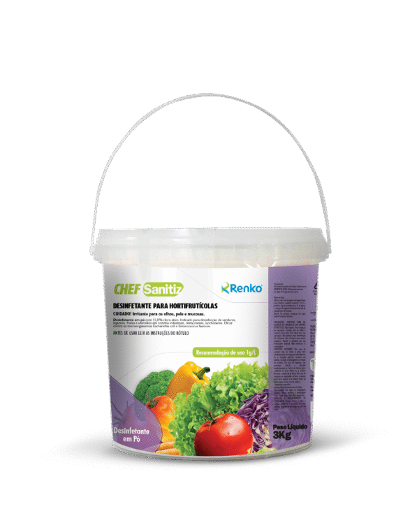 DESINFETANTE HORTIFRUTICOLAS CHEF SANITIZ 1KG