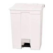 COLETOR DE PEDAL 15L BRANCO